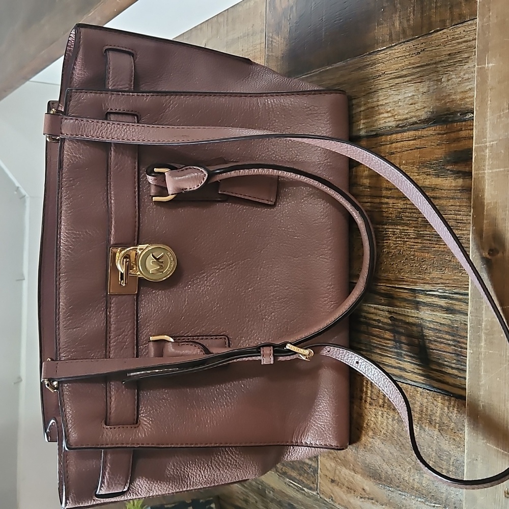 Michael Kors‎ Purple Leather Shoulder Bag